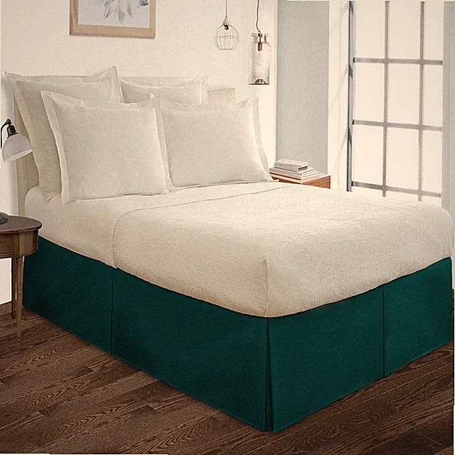 1200 TC EGYPTIAN COTTON 1 PC BED SKIRT SOLID COLORS US SIZES