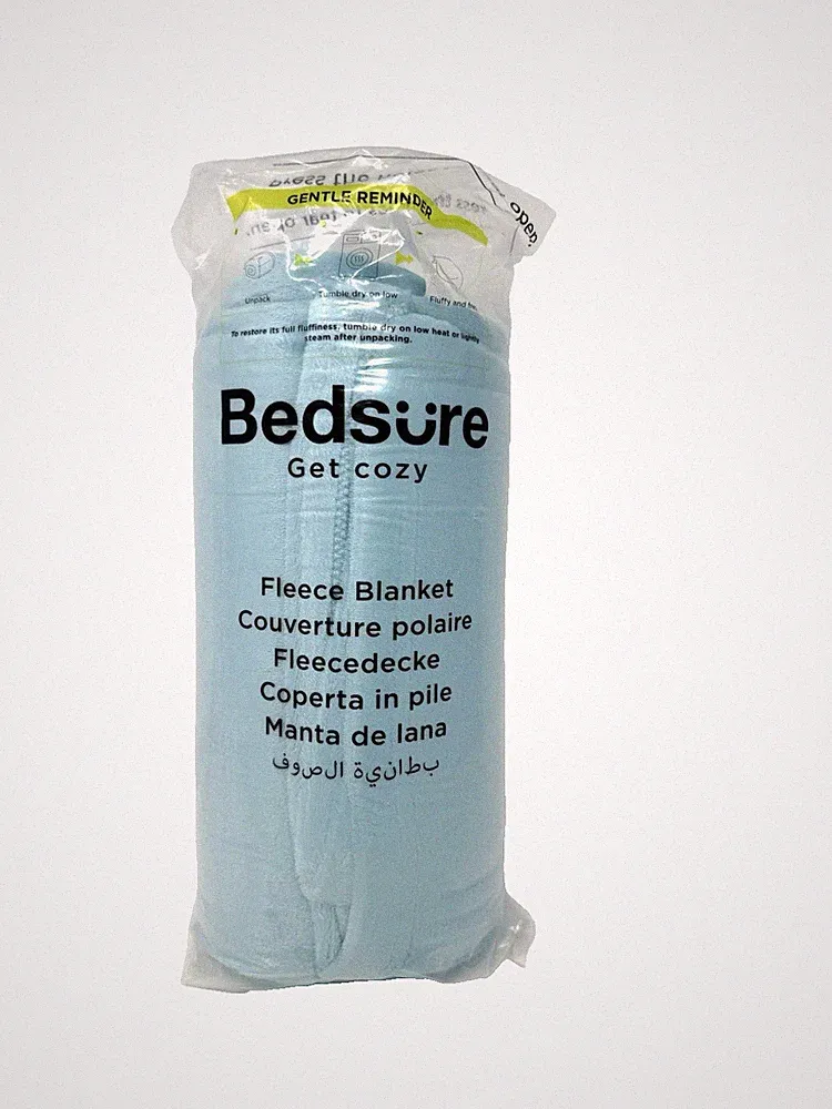 Bedsure Fleece Throw Blanket Standard Soft Teal Soft Cozy Plush Warm Bedding