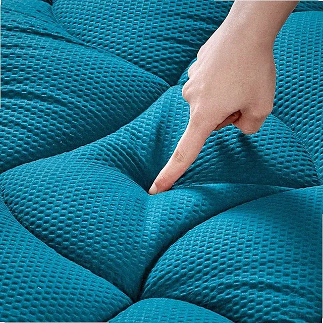 Cooling Mattress Pad W/ 3-Zone Design Microfiber Fluffy Deep Pocket Easy Care US