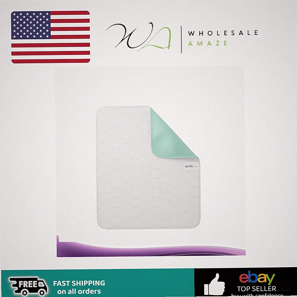 Incontinence Bed Pads - 4 Pack 18” x 24” Reusable Waterproof Mattress Protectors