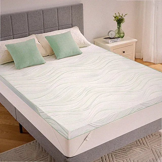 Mattress Topper Queen- 3 Inch Bamboo Memory Foam Mattress Topper for Pressure...