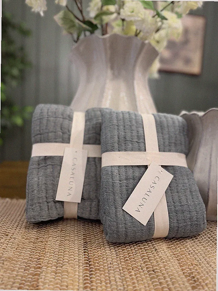 SET OF 2 Casaluna King Pillow Shams Dark Teal Blue Textured Cotton Jacquard NEW