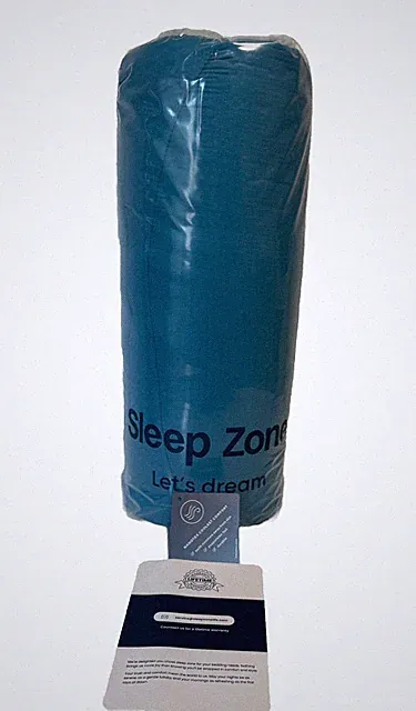 Sleep Zone Extra Long Twin Mattress Topper Athlete Zoned. Color Teal