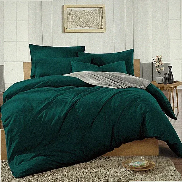 US Sizes 1 PC 1200 Thread Count 100% Cotton Solid Colors 'Duvet Cover'