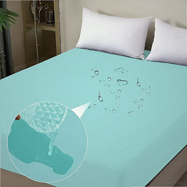 Waterproof Mattress Protector Matress Pad Noiseless Bed Cover Deep Pocket Fitted